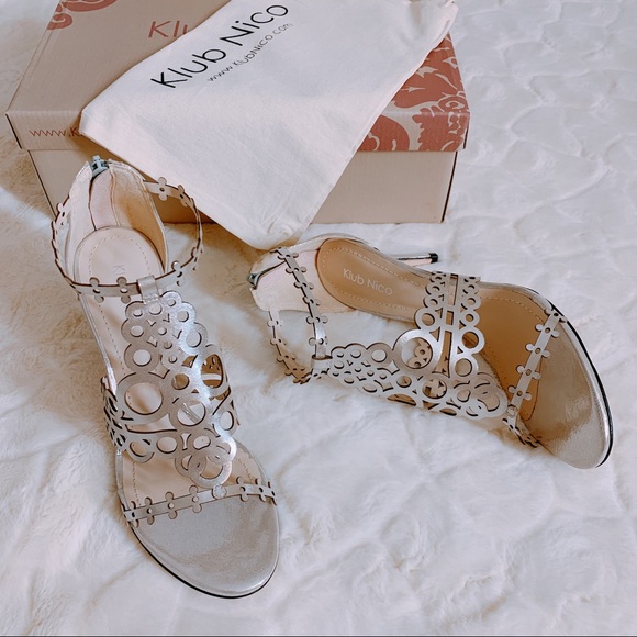 Klub Nico Shoes Klub Nico Atonia Laser Cut Bridal Sandals Poshmark